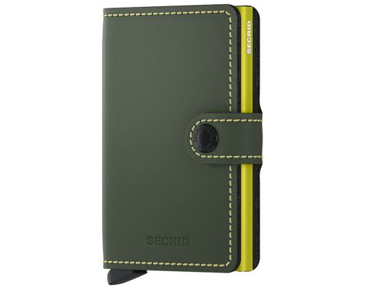 Peněženka Miniwallet Secrid Matte Green & Lime