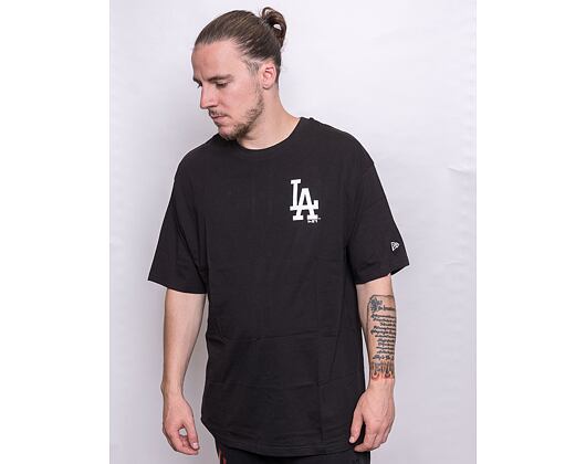 Triko New Era MLB City Oversized Tee Los Angeles Dodgers Black / White