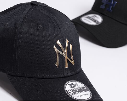 Kšiltovka New Era 9FORTY MLB Foil Logo New York Yankees Navy / Gold