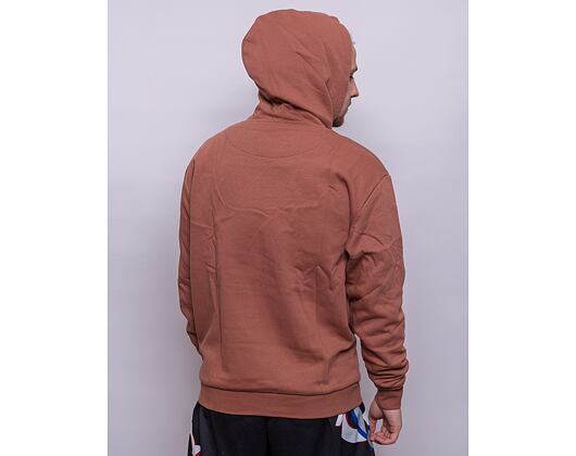 Mikina Karl Kani Small Signature Essential Hoodie dark copper