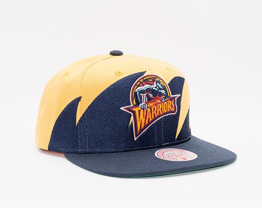 Kšiltovka Mitchell & Ness Sharktooth Snapback Hwc Golden State Warriors Yellow / Blue