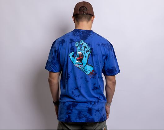 Triko Santa Cruz Screaming Hand Chest Royal Cloud Dye
