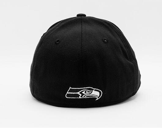 Kšiltovka New Era 39THIRTY NFL22 Sideline Seattle Seahawks Black / White