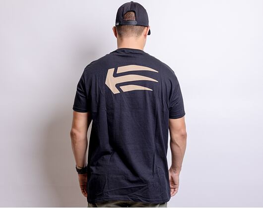 Triko Etnies Joslin S/S Tee Black/Tan
