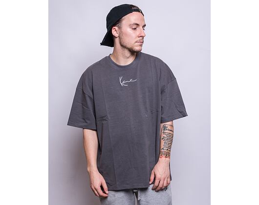 Triko Karl Kani Small Signature Heavy Jersey Tee anthracite