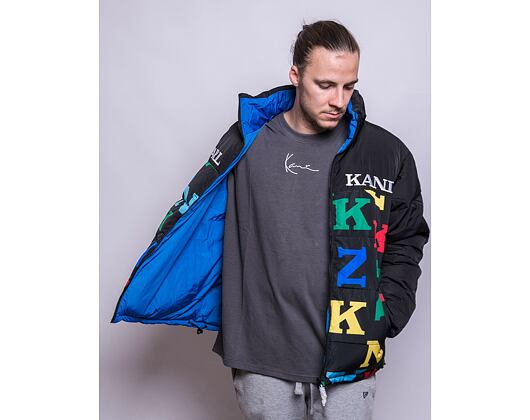 Bunda Karl Kani Retro Block Reversible Logo Puffer Jacket multicolor