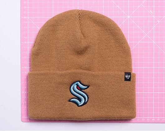 Kulich '47 Brand NHL Seattle Kraken Haymaker '47 Cuff Knit Camel