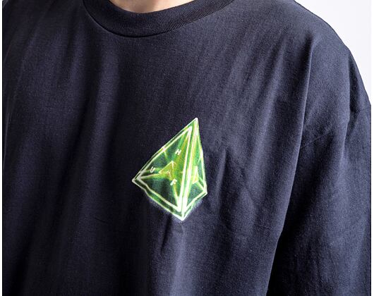 Triko HUF Tesseract Triple Triangle T-Shirt Black