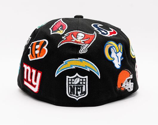 Kšiltovka New Era 59FIFTY NFL All-Over-Patch NFL League Black