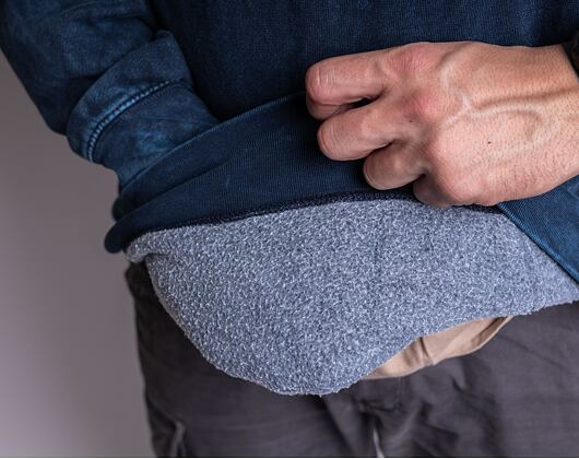 Mikina Rip & Dip Super High Hoodie Navy Mineral Wash
