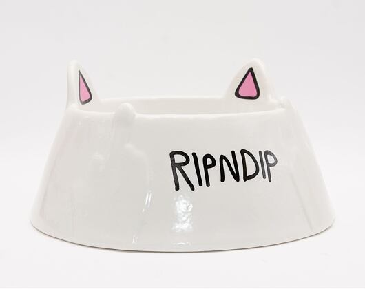 Miska pro psy Rip & Dip Lord Nermal Pet Bowl White
