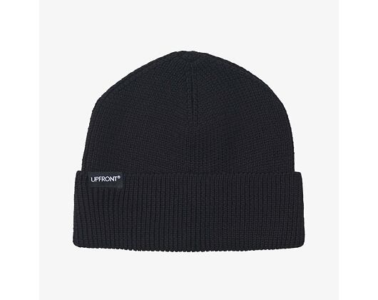 Kulich Upfront PATCH Rib Beanie Black