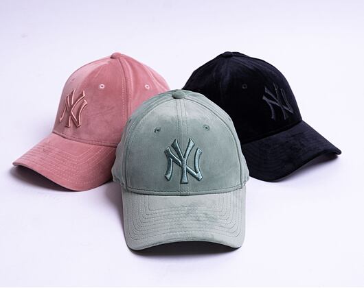 Dámská kšiltovka New Era 9FORTY Womens MLB Velour  New York Yankees Jade Green