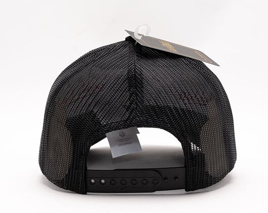 Kšiltovka Yupoong 5-Panel Retro Trucker Cap Black