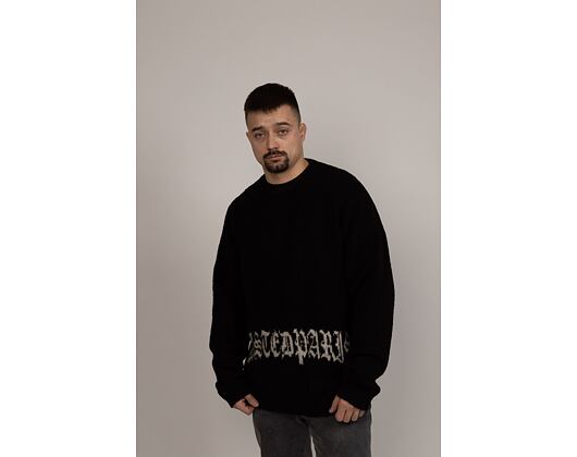Svetr Wasted Paris Sweater Pilled Kingdom - Black