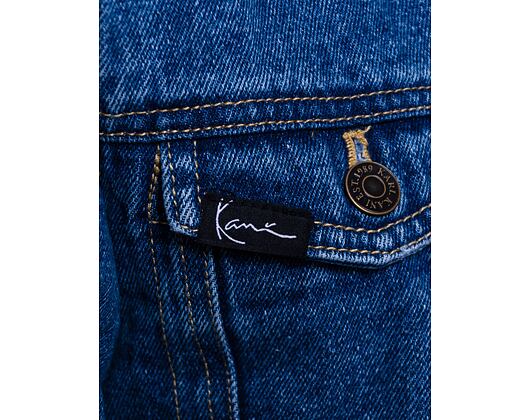 Džínová Bunda Karl Kani Old English Denim Jacket dirty blue