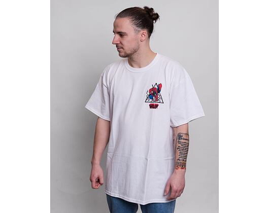 Triko HUF x Spider-Man Thwip Triangle T-Shirt white