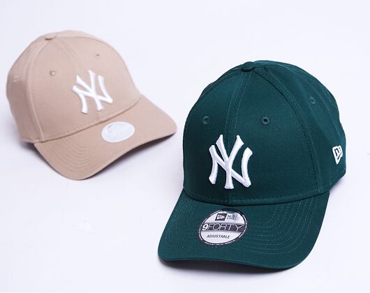 Kšiltovka New Era 9FORTY MLB League Essential New York Yankees Green / White