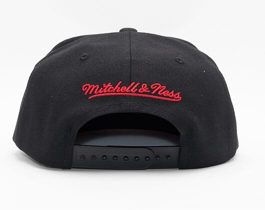 Kšiltovka Mitchell & Ness BRED SNAPBACK Miami Heat Black