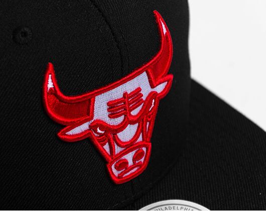 Kšiltovka Mitchell & Ness BRED SNAPBACK Chicago Bulls Black