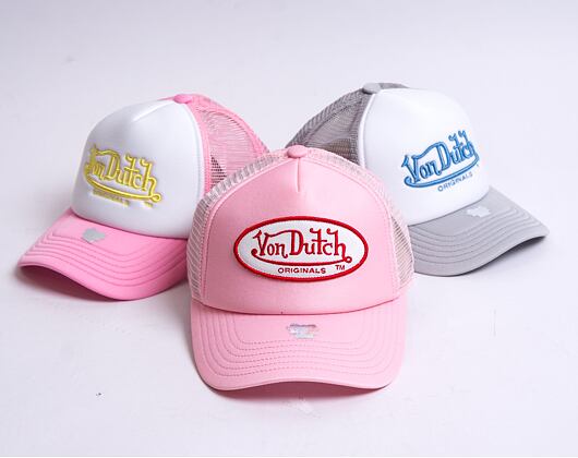 Kšiltovka Von Dutch Tampa Trucker Foam Pink/Pink