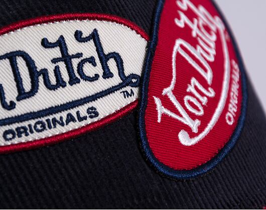 Kšiltovka Von Dutch Russel Trucker Corduroy Navy/White