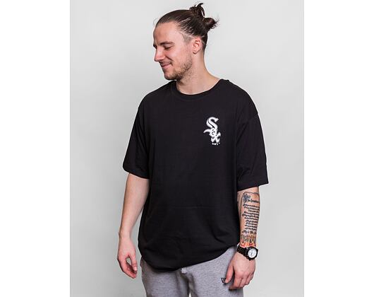 Triko New Era MLB League Essential Oversized Tee Chicago White Sox Black/White