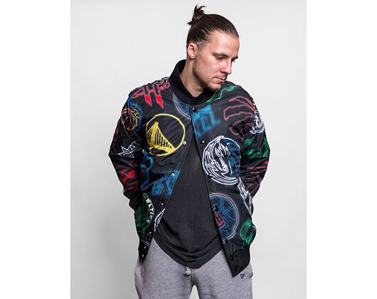 Bunda New Era NBA All Teams Print Bomber Black