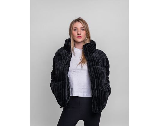 Dámská Bunda Karl Kani OG Fuzzy Corduroy Puffer Jacket black