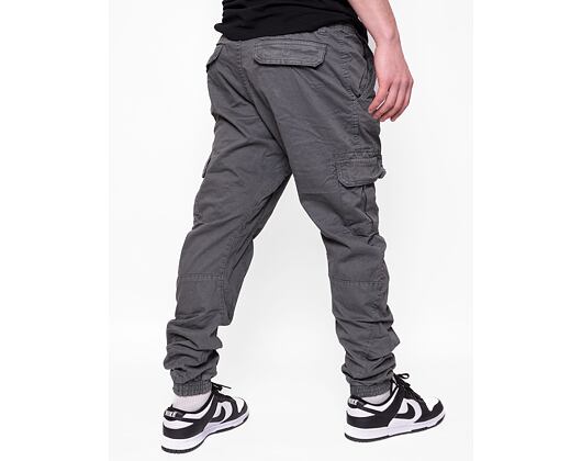 Kalhoty Urban Classics Cargo Jogging Pants Dark Grey