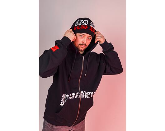 Mikina Wasted Paris Hoodie Zip 10 years - Black