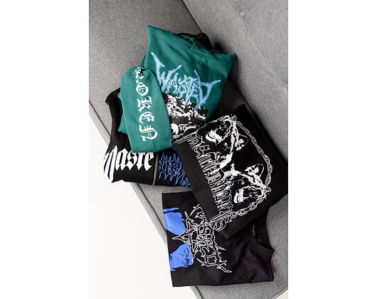 Mikina Wasted Paris Hoodie Unleashed - Black