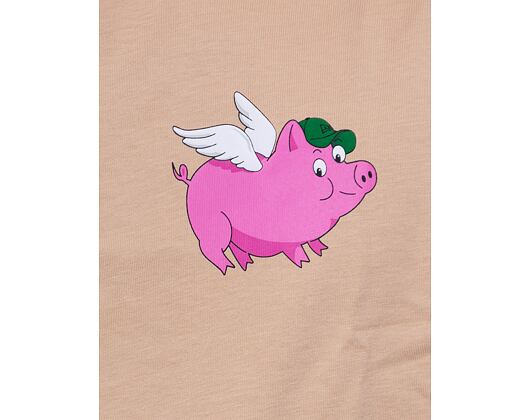 Triko New Era Character Oversized Tee Oat Milk / Optic White