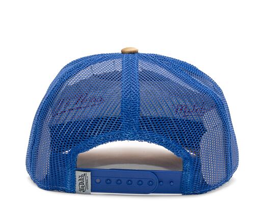 Kšiltovka Von Dutch Trucker Cary Satin Gold/Blue