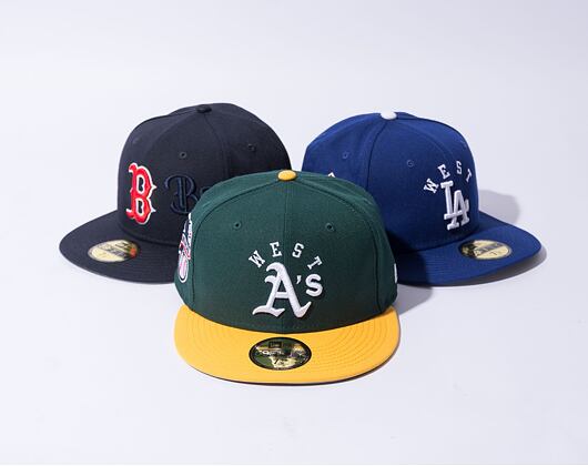 Kšiltovka New Era 59FIFTY MLB Team League 5 Oakland Athletics Dark Green