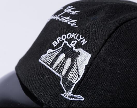Kšiltovka New Era 59FIFTY MLB Script 5 New York Yankees Black / Optic White