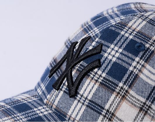 Kšiltovka New Era 9FORTY MLB Plaid Camo New York Yankees Navy