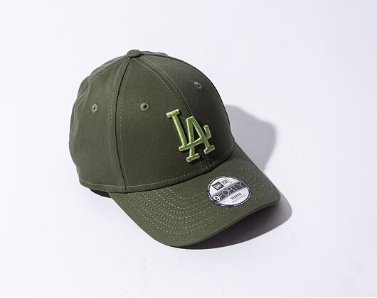 Dětská kšiltovka New Era 9FORTY Kids MLB League Essential Los Angeles Dodgers Olive