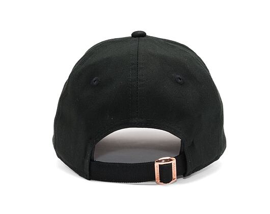 Dámská kšiltovka New Era 9FORTY Womens MLB Metallic Logo New York Yankees Black / Shiny Rose Gold