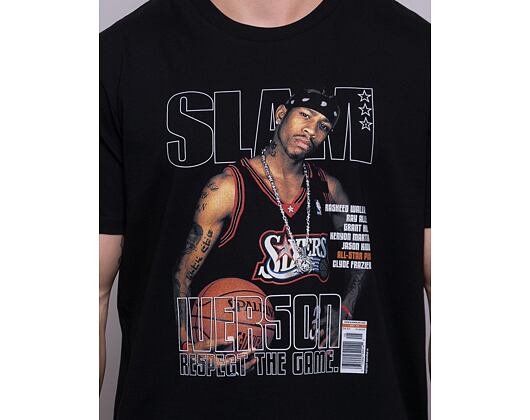 Triko Mitchell & Ness Slam Tee Philadelphia 76Ers ALLEN IVERSON Black