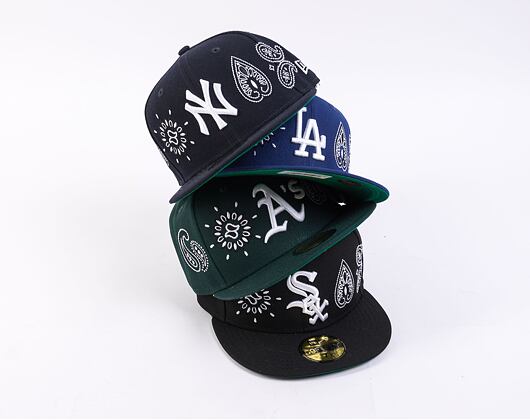Kšiltovka New Era 59FIFTY MLB All-Over-Paisley Chicago White Sox Team Color / Optic White
