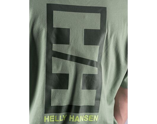 Triko Helly Hansen Core Graphic Tee Jade 2.0