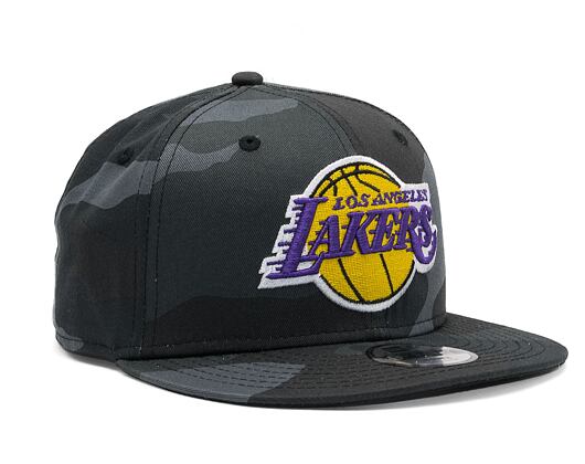 Dětská kšiltovka New Era 9FIFTY Kids NBA Y Team Camo Los Angeles Lakers Midnite Camo