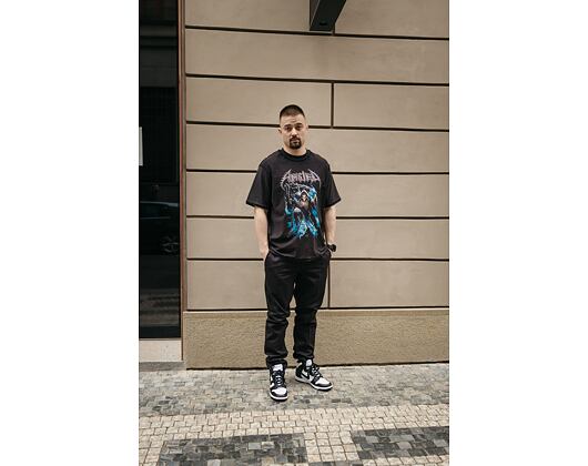 Triko Wasted Paris T-Shirt Reverse Nightfall Black