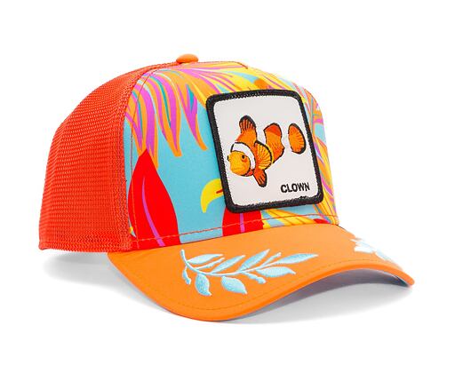 Kšiltovka Goorin - Public Anemone Trucker - Orange