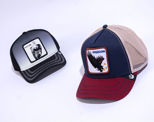 Kšiltovka Goorin - The Freedom Eagle Trucker - Indigo