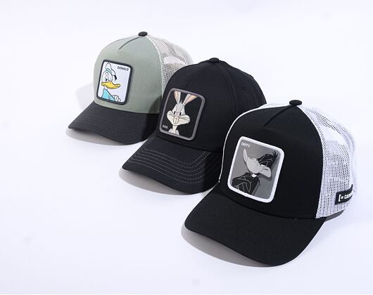 Kšiltovka Capslab Donald Duck - Donald Duck Trucker Silver