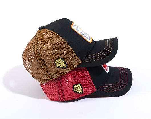 Kšiltovka Capslab Speedy Gonzales - Speedy Gonzales Trucker Black / Burgundy