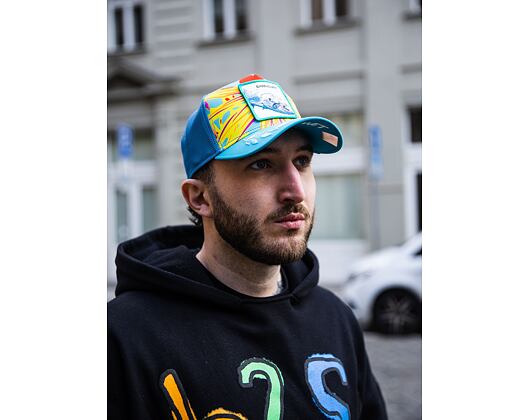 Kšiltovka Goorin - Ooh Barracuda Trucker - Blue
