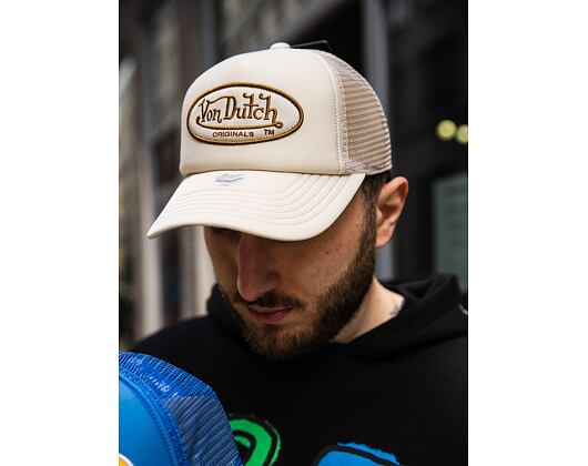 Kšiltovka Von Dutch Trucker Tampa Foam Beige/Beige